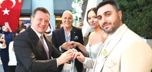 Nişan hatırasına yüzlerce fidan diktirdiler