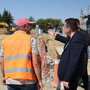Başkan Balcıoğlu, Otogar Kavşağı’ndaki Çalışmaları Yerinde İnceledi