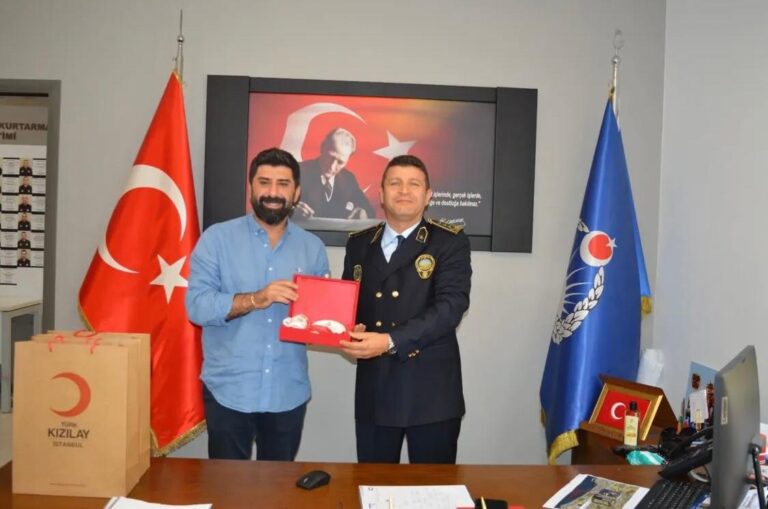 KIZILAYDAN SİLİVRİ ZABITAYA ANLAMLI ZİYARET