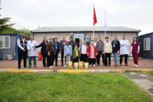 Özel bireyler Küçük Hayvan Rehabilitasyon Merkezini ziyaret etti