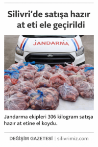 Silivri’de şüpheli et operasyonu: 306 kilo ürün ele geçirildi