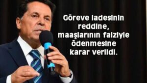 Ahmet Özer’e bir iyi bir kötü haber