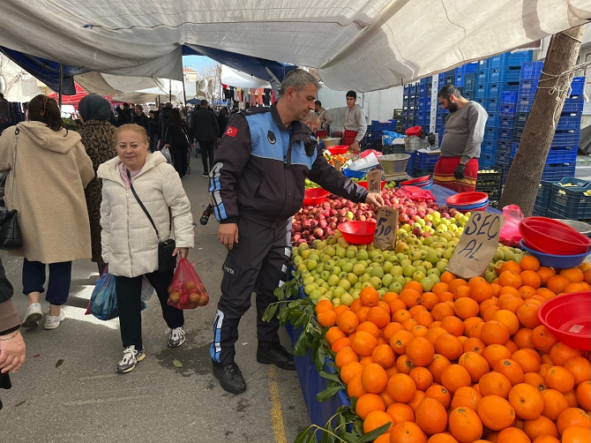 Zabıta ekipleri Ramazan ayı öncesi Pazar yerlerinde