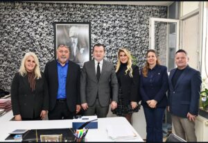 Balcıoğlu’ndan Emlakçılar Derneği’nin Yeni Yönetimine Tebrik Ziyareti