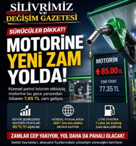 MOTORİNE SERT ZAM KAPIDA