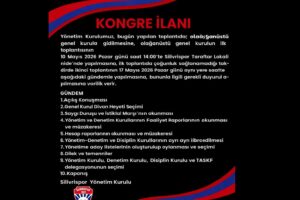 Silivrispor Olağanüstü Genel Kurula Gidiyor