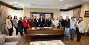 ÇANTA KADINLARI’NDAN BAŞKAN BALCIOĞLU’NA ZİYARET