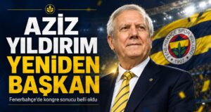 AZİZ YILDIRIM FENERBAHÇE’DE YENİDEN BAŞKAN