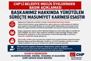 CHP’li Meclis Üyelerinden Balcıoğlu Açıklaması: “Masumiyet Karinesi Esastır”