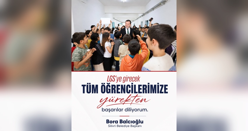 Başkan Balcıoğlu’ndan LGS’ye Girecek Öğrencilere Başarı Mesajı
