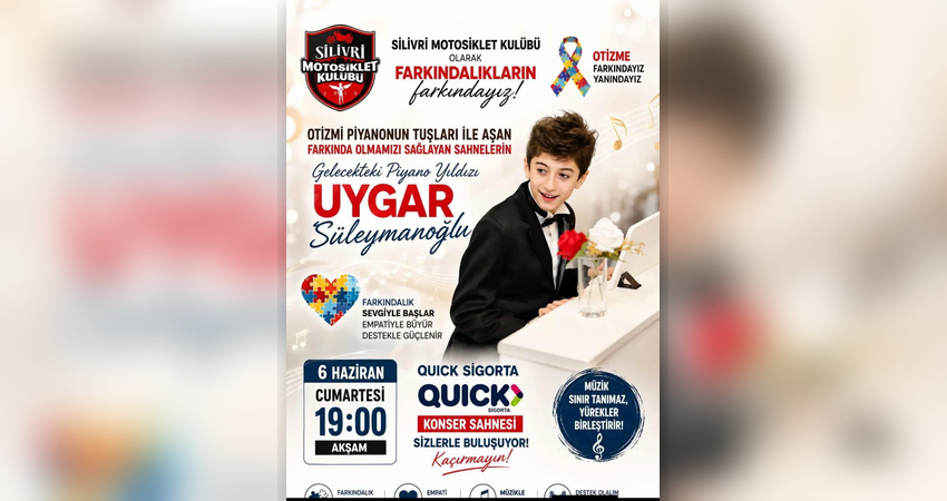 Silivri’de Otizme Farkındalık İçin Anlamlı Konser