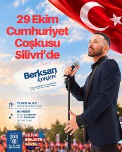 SİLİVRİ’DE CUMHURİYET BAYRAMI COŞKUSU FENER ALAYI VE KONSERLERLE YAŞANACAK