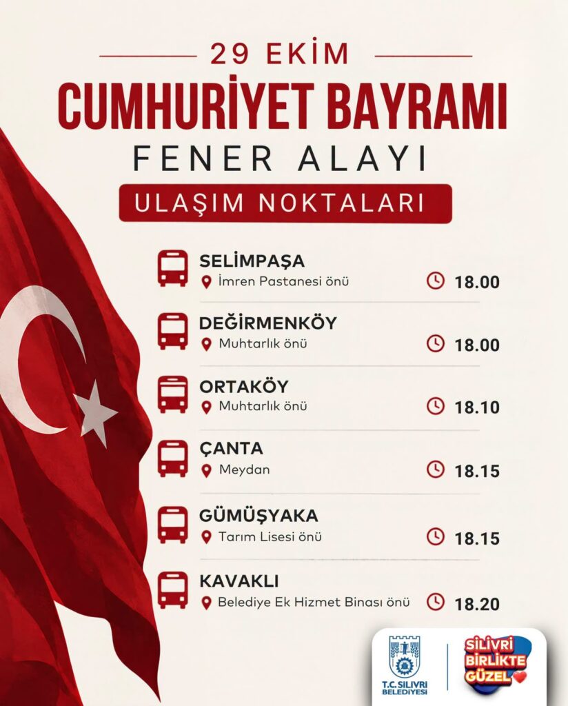 SİLİVRİ’DE FENER ALAYI ÇOŞKUSU